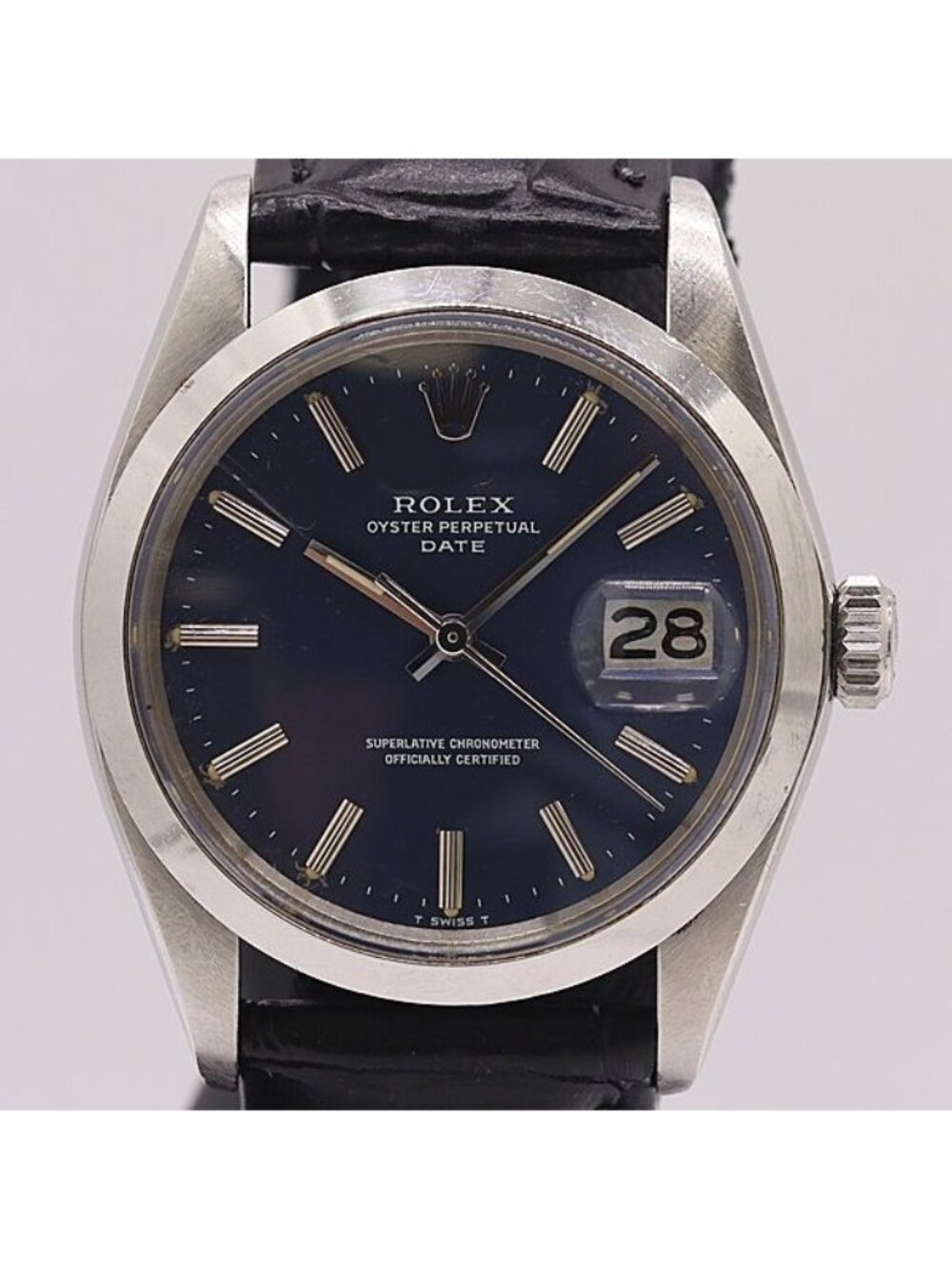 Rolex Run Oyster Perpetual Date Automatic Blue Dial Watch 8 Dit Tam